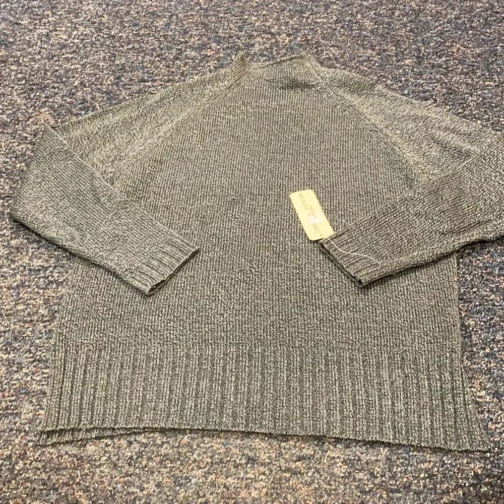 Carolyn Taylor Gray Turtleneck Sweater sz. XL NWT